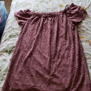 AUW size 16 off the shoulder dress